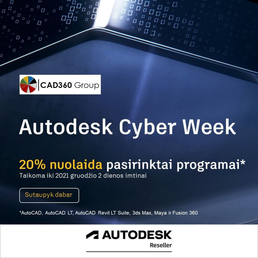 CAD360_Autodesk Cyber Week akcija 1080x1080